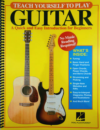 Teach Yourself to Play Guitar: A Quick and Easy Introduction for Beginners (Spiral Bound)