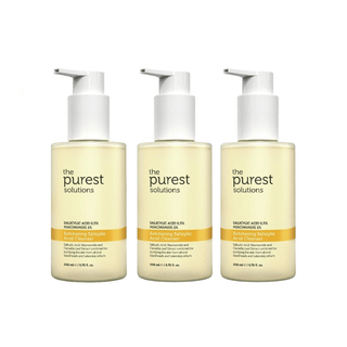 The Purest Solutions Cleanser Facial Cleansing Gel with Salicylic Acid 200ml 3 Pack - By Baano