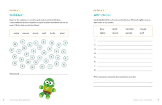 The 3rd Grade Spelling Workbook: 95+ Games and Puzzles to Improve Spelling Skills (Spiral Bound) Lay it Flat Publishing Group
