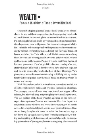 The Algebra of Wealth: A Simple Formula for Financial Security (Spiral Bound) - By Baano