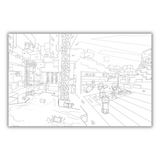 The Official Minecraft Coloring Adventures Book: Create, Explore, Color!: For Young Artists and Kids 5-10 (Gaming)(Spiral Bound) - By Baano