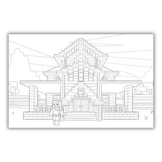 The Official Minecraft Coloring Adventures Book: Create, Explore, Color!: For Young Artists and Kids 5-10 (Gaming)(Spiral Bound) - By Baano