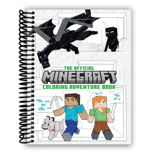 The Official Minecraft Coloring Adventures Book: Create, Explore, Color!: For Young Artists and Kids 5-10 (Gaming)(Spiral Bound) - By Baano
