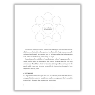 The Set Boundaries Workbook: Practical Exercises for Understanding Your Needs and Setting Healthy Limits (Spiral Bound) - By Baano