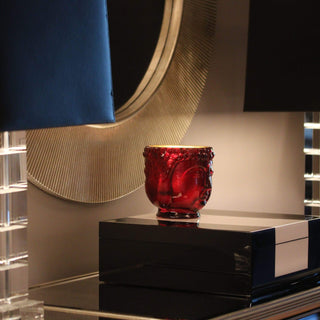 Elizabeth II | 24K Gold Ruby Red Glass Buddha Royale - By Baano