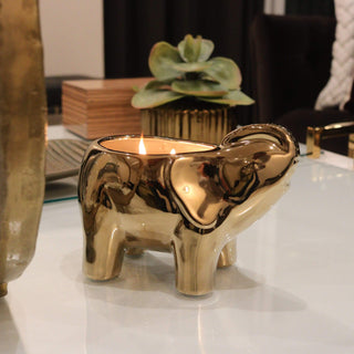 Gold Elephant Candle Thompson Ferrier