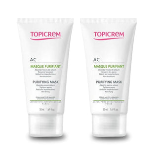 Topicrem AC Purifying Mask 50 ml -2 Pack - By Baano