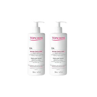 Topicrem DA Face and Body Emollient Balm 500 ml 2 Pack - By Baano