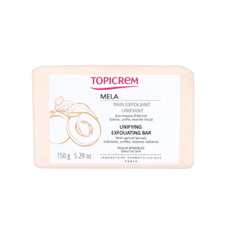 Topicrem Mela Apricot Seed Extract Unifying Peeling Bar 150 gr - By Baano
