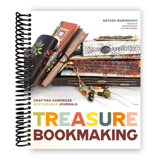 Treasure Book Making: Crafting Handmade Sustainable Journals (Create Diary DIYs and Papercrafts without Bookbinding Tools) (Spiral Bound) - By Baano
