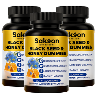 Black Seed Oil & Honey Gummies - By Baano