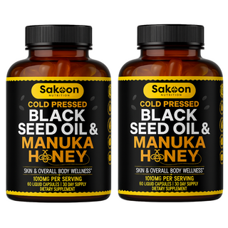 Black Seed Oil & Manuka Honey Capsules - By Baano