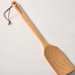 Extra Long Wooden Spatula - 18-inch Heavy Duty Stir Paddle for Cooking in Big Pots & Wall Décor - Solid Natural Hard Wood Large Spatula. - By Baano
