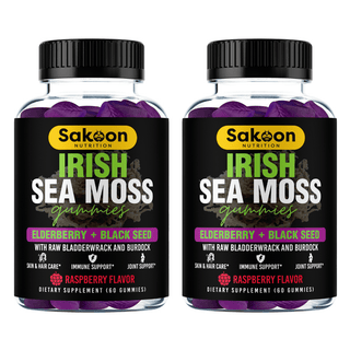 Sea Moss Gummies With Elderberry & Black Seed Oil - By Baano