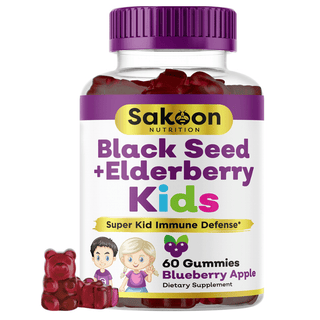 Kids Black Seed + Elderberry Gummies - By Baano