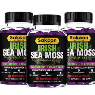 Sea Moss Gummies With Elderberry & Black Seed Oil - By Baano