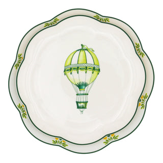 Valensole Lavender Scalloped Starter Plate - Set of 4 (+1 Bonus Plate)