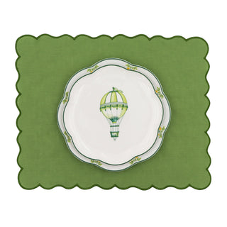 Valensole Lavender Scalloped Starter Plate - Case of 12 Plates (+3 Bonus Plates)