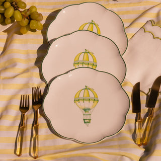 Valensole Lavender Scalloped Starter Plate - Case of 12 Plates (+3 Bonus Plates)