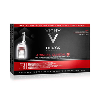 Vichy Dercos Aminexil Clinical 5 Male Anti-Shedding Serum 21 x 6 ml - By Baano