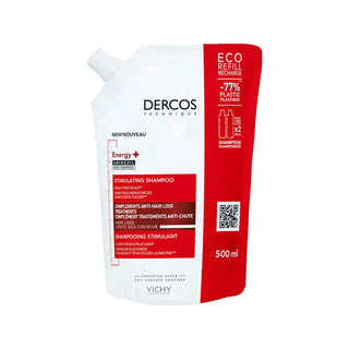 Vichy Dercos Energising Anti Hair Loss Shampoo Refill 500 ml - By Baano