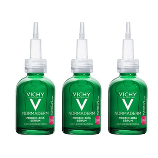 Vichy Normaderm Probio-BHA Anti-Blemish Serum 30 ml 3 Pack - By Baano