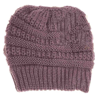 Kids Solid Classic C.C Beanie Tail