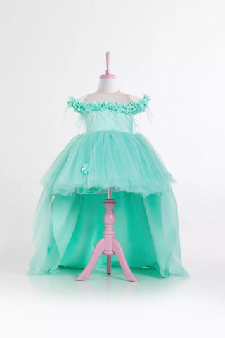 Violet Tiffany Party Dress - Tailed - By Baano