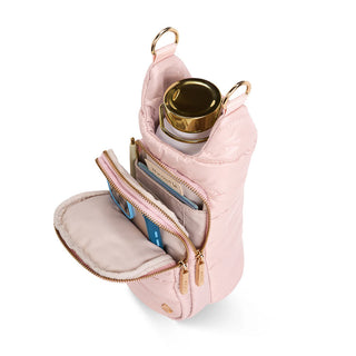 Blush HydroBag® with Blush and Ivory Striped Strap