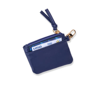Clear HydroBag® Stadium with Navy Trim and Matching Pouch