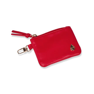 Clear HydroBag® Stadium with Red Trim and Matching Pouch