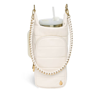 HydroBag® HANDLE™- Ivory Vegan Leather with Strap Bundle