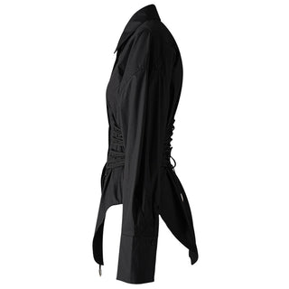 Waist-Tied Irregular Shirt, Hudson Yards | Women - BYMANYC ® New York