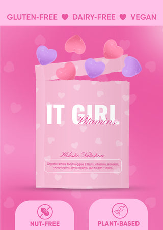 It Girl Snack - Superfoods Greens Gummies in Pink Starburst Flavor