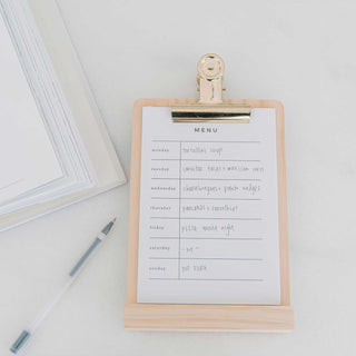 Weekly Menu Stand - By Baano