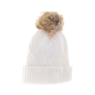 KIDS Large Patch Heathered C.C Beanie