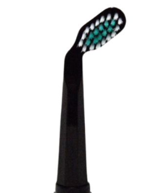 Replacement Toothbrush Heads Perio Black (Pack of 2) - By Baano