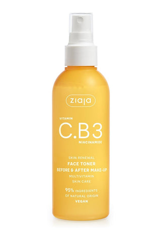 Ziaja Vitamin C.B3 Niacinamide Daily Facial Toner Spray 190ml - By Baano