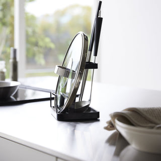 Lid & Ladle Stand - Large - Steel - By Baano
