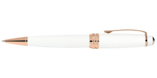 Bailey™ Pearlescent White Lacquer Ballpoint Pen - By Baano