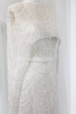 Alexandra Pearl Embellished Maxi Dress - By Baano