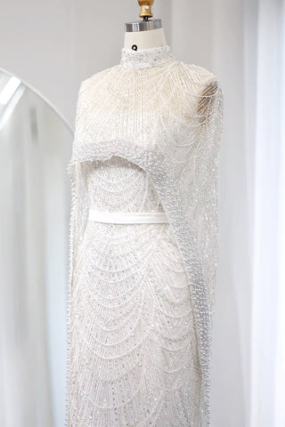 Alexandra Pearl Embellished Maxi Dress - By Baano