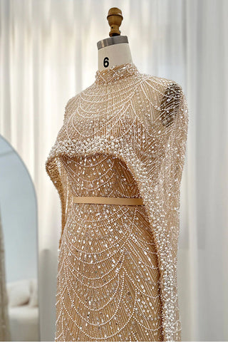 Alexandra Pearl Embellished Maxi Dress - By Baano