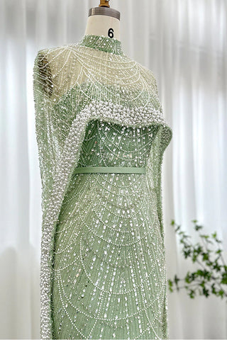 Alexandra Pearl Embellished Maxi Dress - By Baano