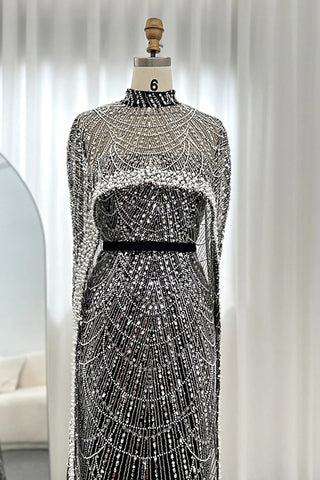 Alexandra Pearl Embellished Maxi Dress - By Baano