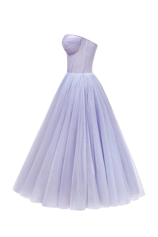 All For Love Strapless Tulle Midi Dress - By Baano