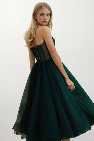 All For Love Strapless Tulle Midi Dress - By Baano