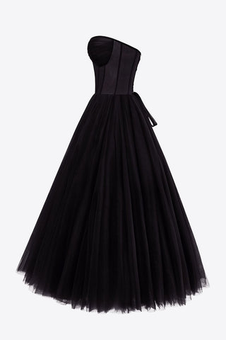 All For Love Strapless Tulle Midi Dress - By Baano