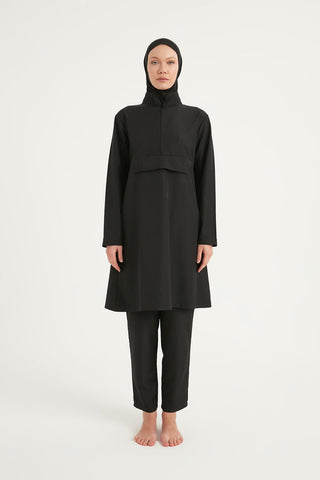 Andalus Black Full Coverage Burkini Set for A2503-1 - By Baano