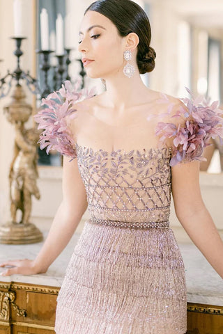 Aphrodite Tassel Midi Dress - By Baano